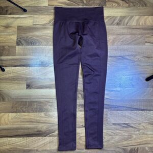 Sweaty Betty‎ Athlete 7/8 Length Maroon Seamless Leggings Size Medium